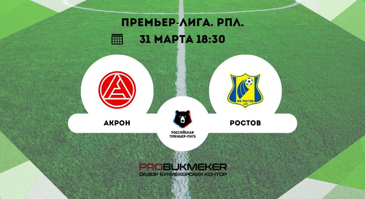 Акрон – Ростов