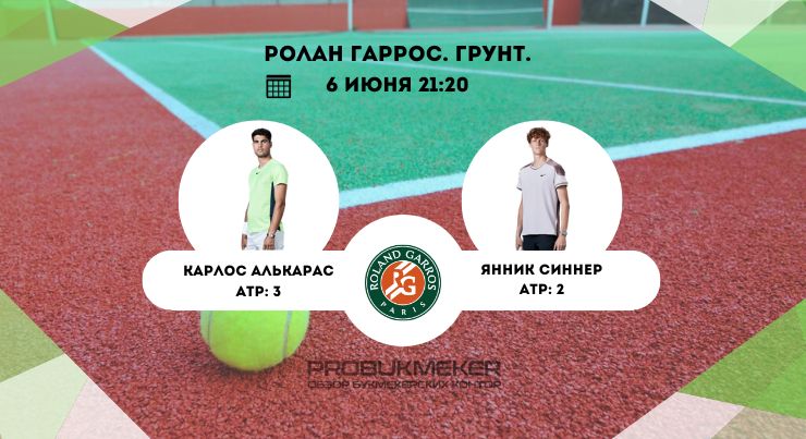Карлос Алькарас – Янник Синнер