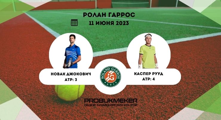 Новак Джокович – Каспер Рууд