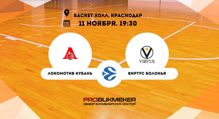 Локомотив-Кубань – Виртус Болонья