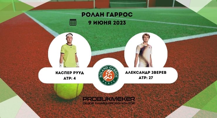 Каспер Рууд – Александр Зверев