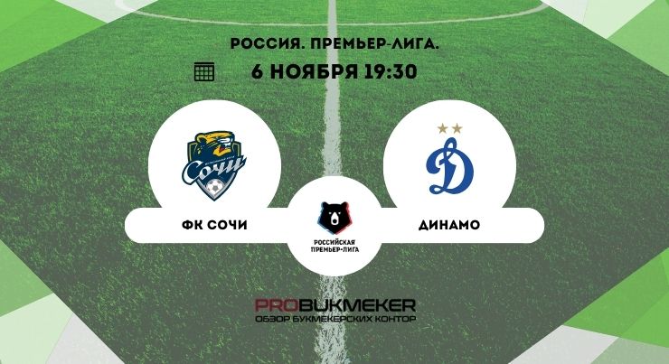 ФК Сочи – Динамо