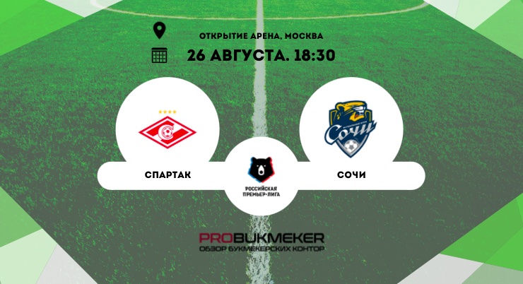 Спартак – Сочи